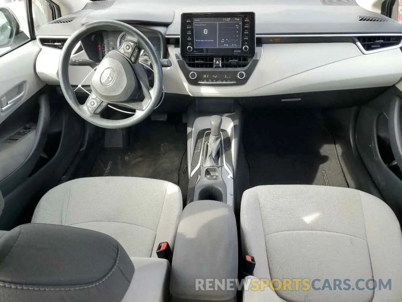 8 fotografías del automóvil dañado 5YFEPMAE4MP229697 TOYOTA COROLLA 2021