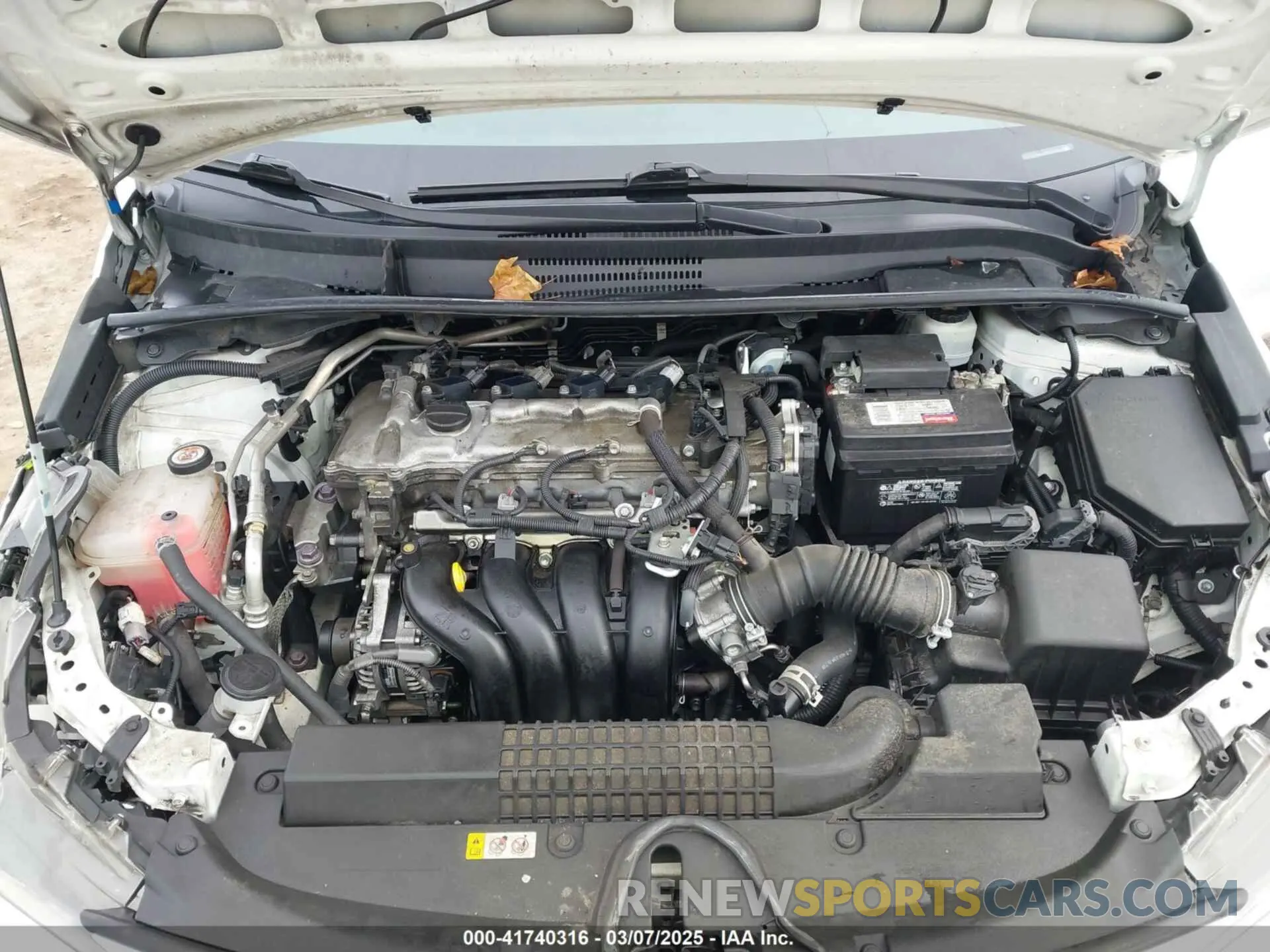 10 fotografías del automóvil dañado 5YFEPMAE4MP231949 TOYOTA COROLLA 2021