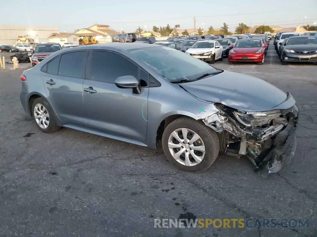 4 fotografías del automóvil dañado 5YFEPMAE4MP237170 TOYOTA COROLLA 2021