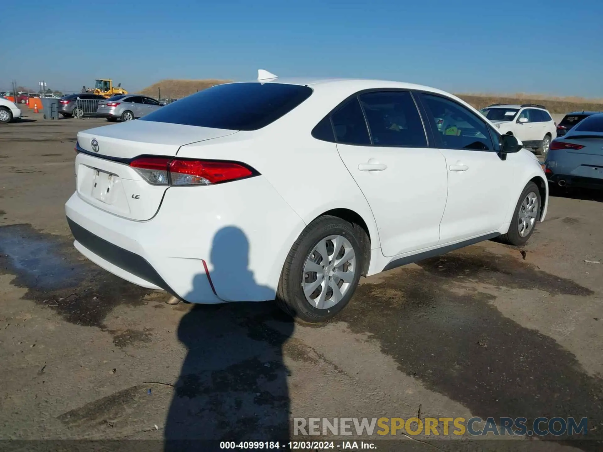 4 fotografías del automóvil dañado 5YFEPMAE4MP242093 TOYOTA COROLLA 2021