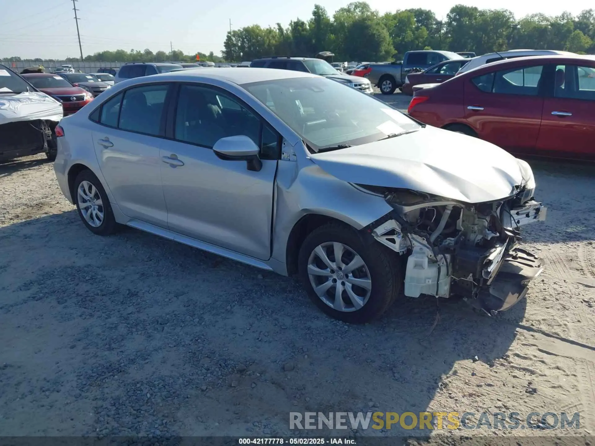 1 fotografías del automóvil dañado 5YFEPMAE4MP248797 TOYOTA COROLLA 2021