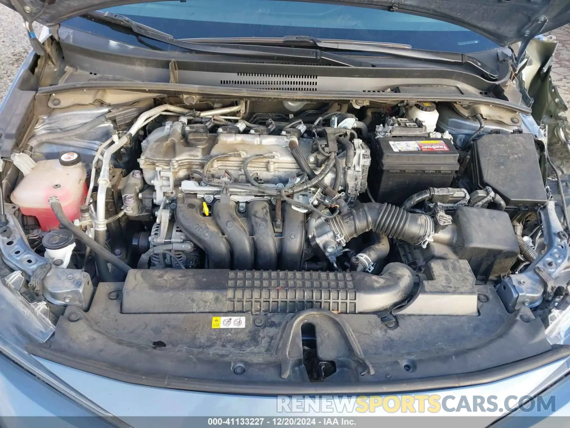 10 fotografías del automóvil dañado 5YFEPMAE4MP249660 TOYOTA COROLLA 2021