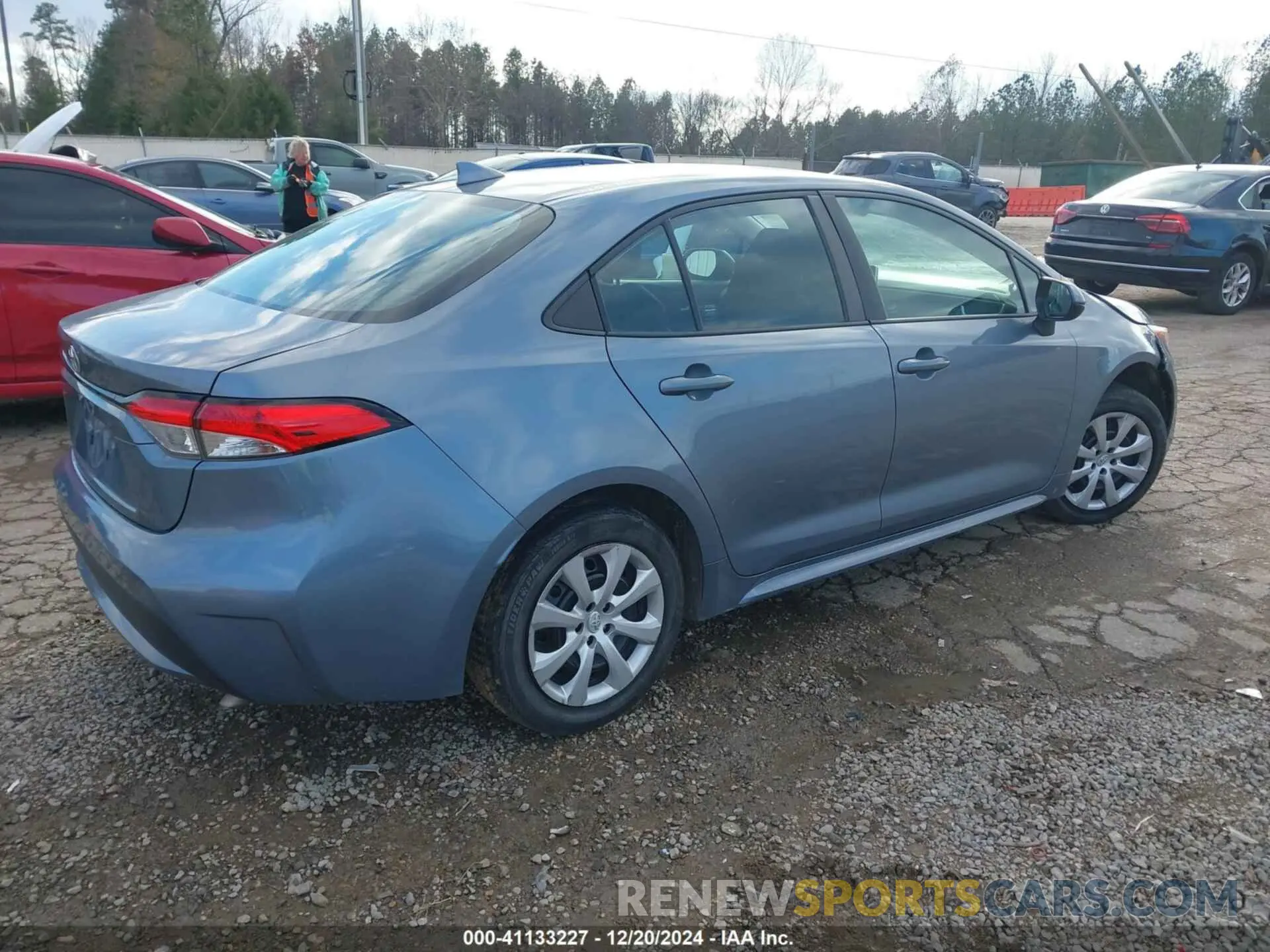 4 fotografías del automóvil dañado 5YFEPMAE4MP249660 TOYOTA COROLLA 2021