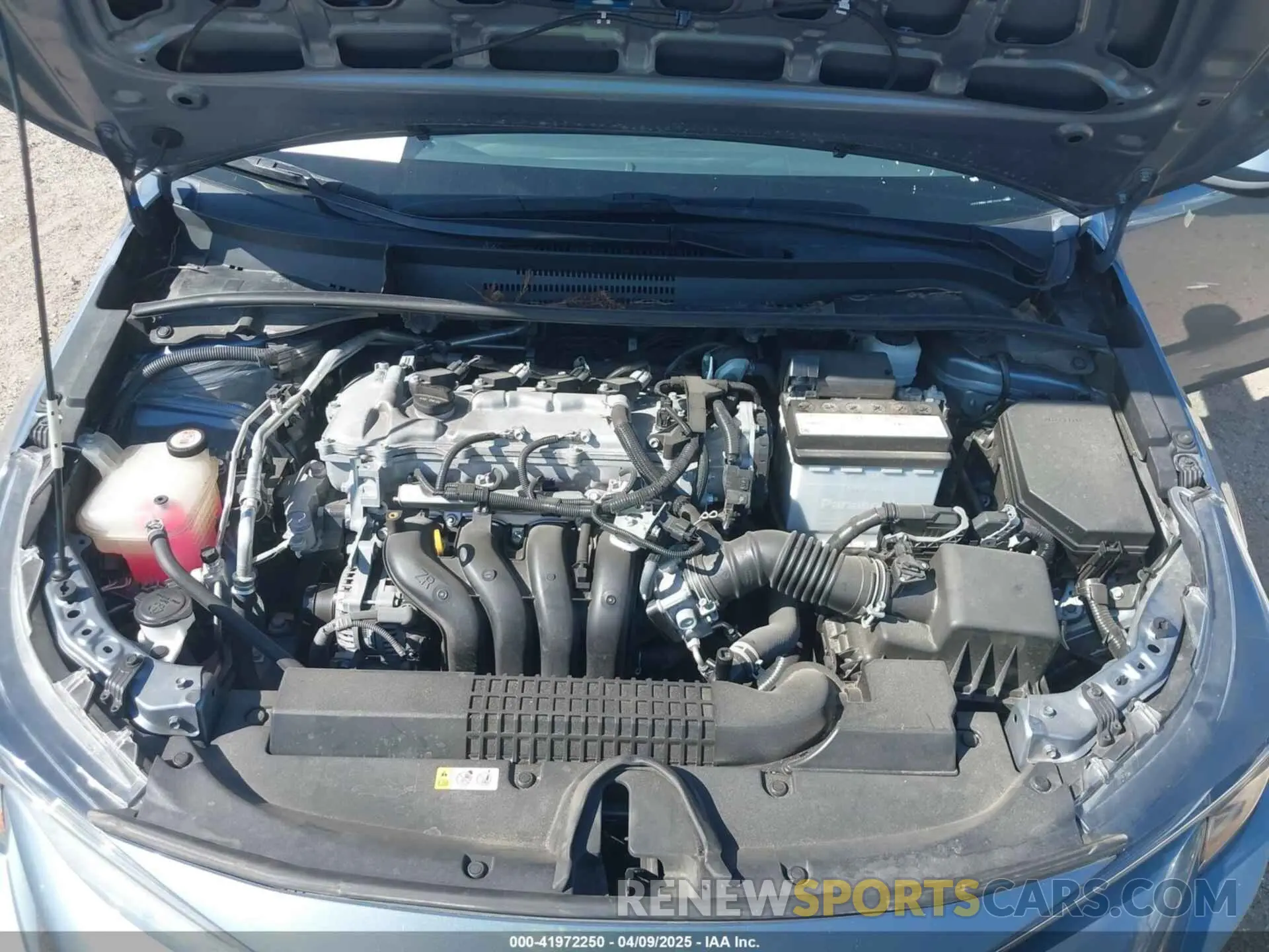 10 fotografías del automóvil dañado 5YFEPMAE4MP254678 TOYOTA COROLLA 2021