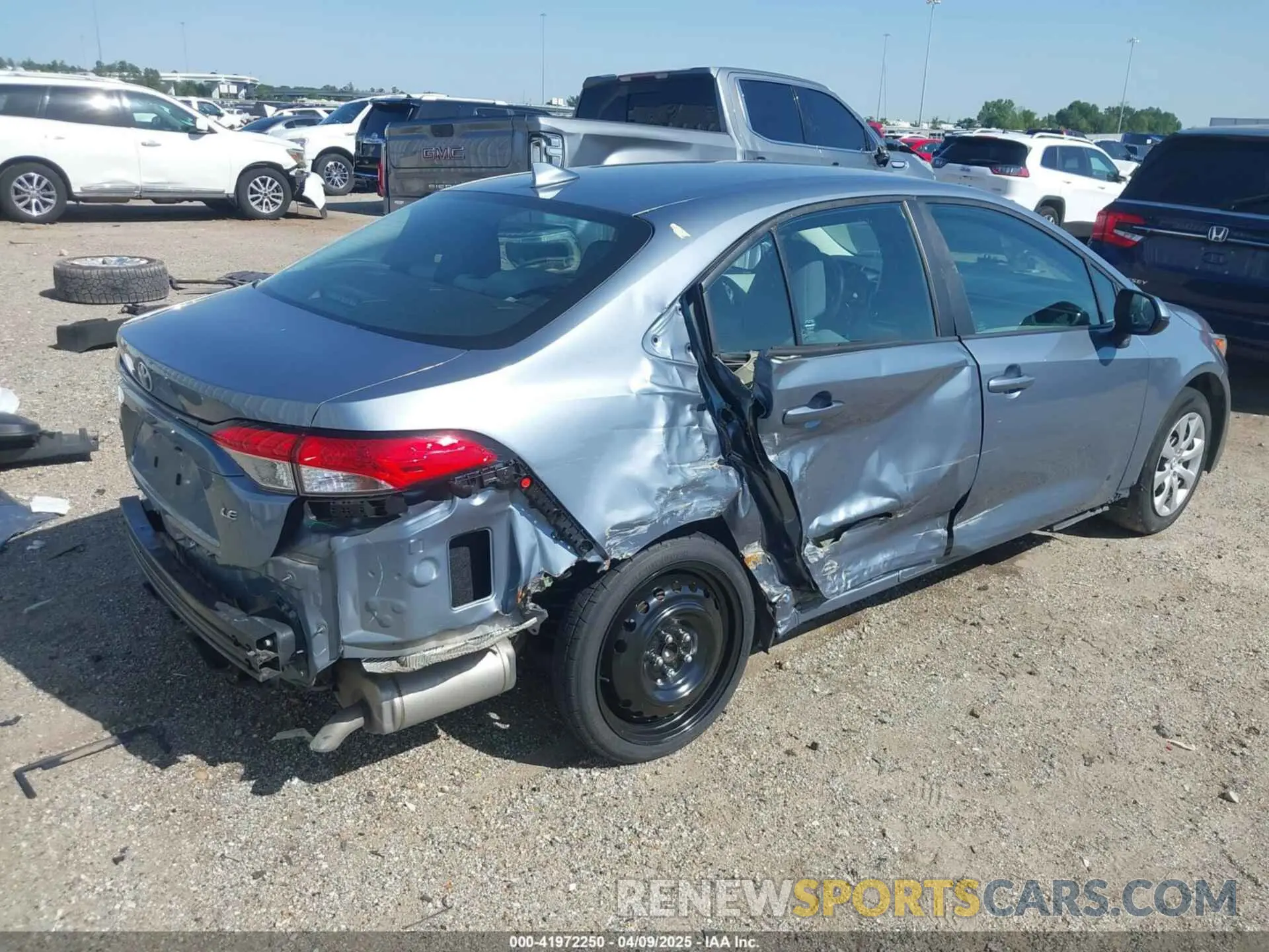 4 fotografías del automóvil dañado 5YFEPMAE4MP254678 TOYOTA COROLLA 2021