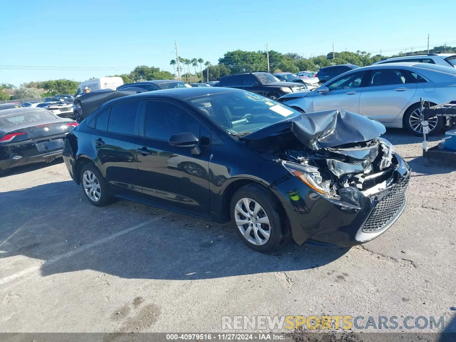 1 fotografías del automóvil dañado 5YFEPMAE4MP255071 TOYOTA COROLLA 2021
