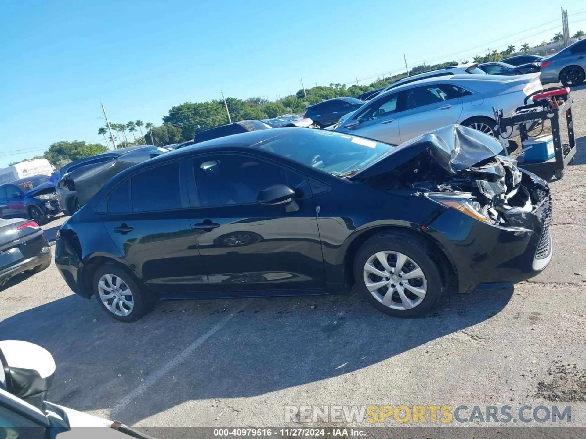 12 fotografías del automóvil dañado 5YFEPMAE4MP255071 TOYOTA COROLLA 2021