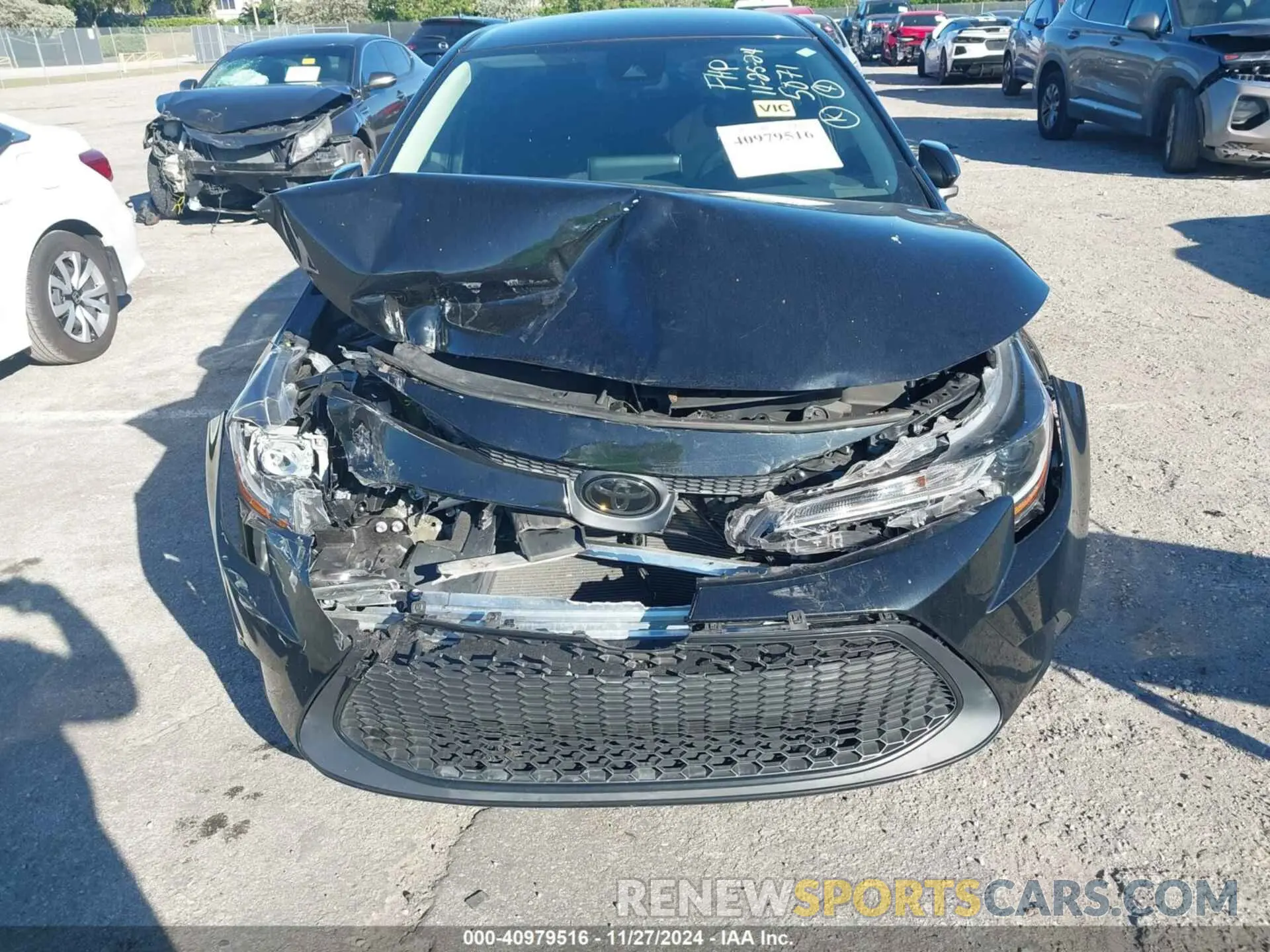 6 fotografías del automóvil dañado 5YFEPMAE4MP255071 TOYOTA COROLLA 2021