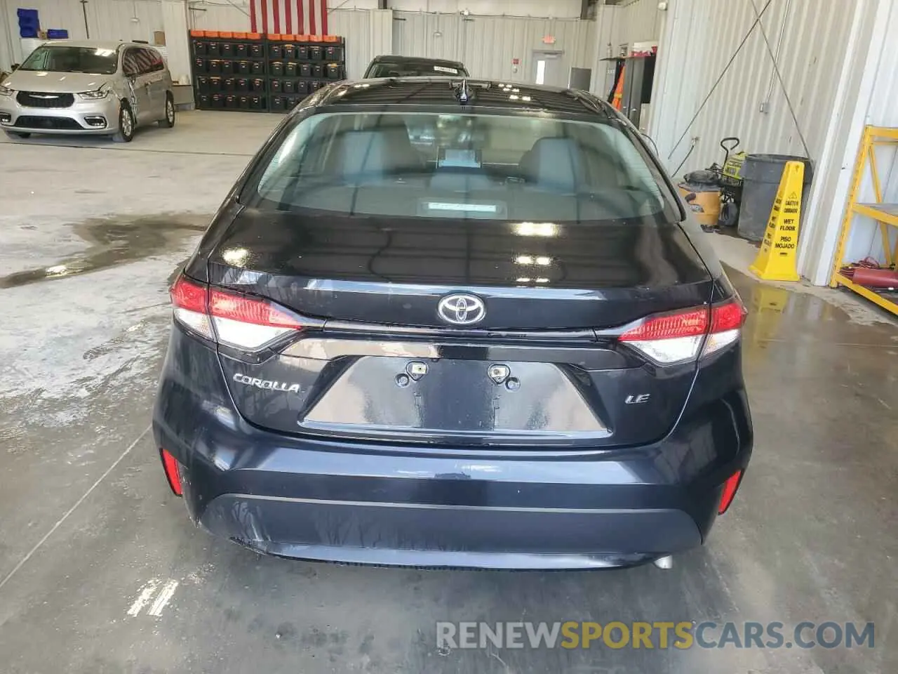 6 fotografías del automóvil dañado 5YFEPMAE4MP256169 TOYOTA COROLLA 2021