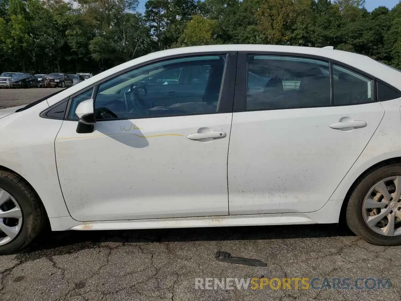 12 fotografías del automóvil dañado 5YFEPMAE4MP261422 TOYOTA COROLLA 2021
