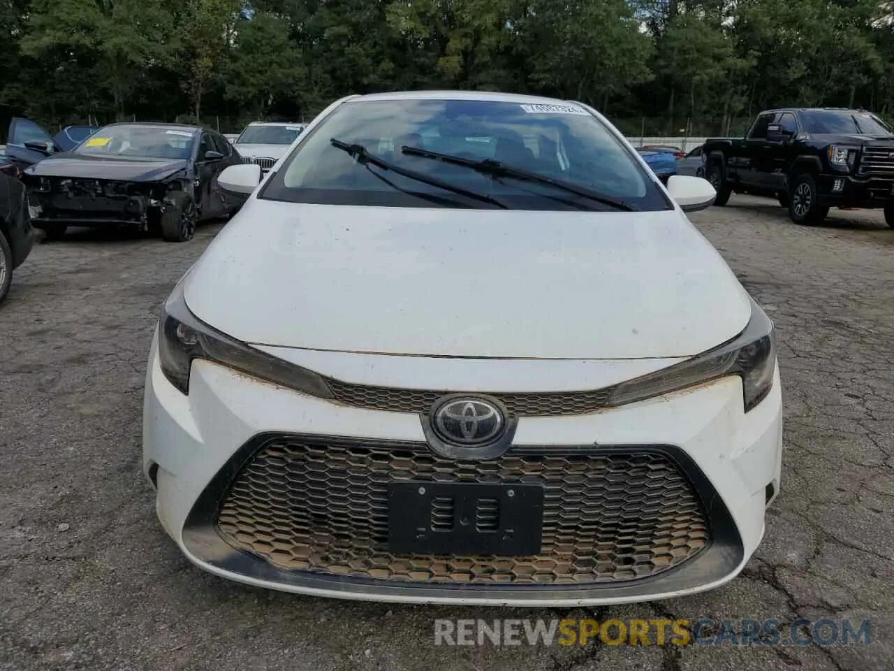 5 fotografías del automóvil dañado 5YFEPMAE4MP261422 TOYOTA COROLLA 2021