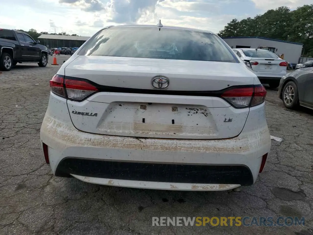 6 fotografías del automóvil dañado 5YFEPMAE4MP261422 TOYOTA COROLLA 2021