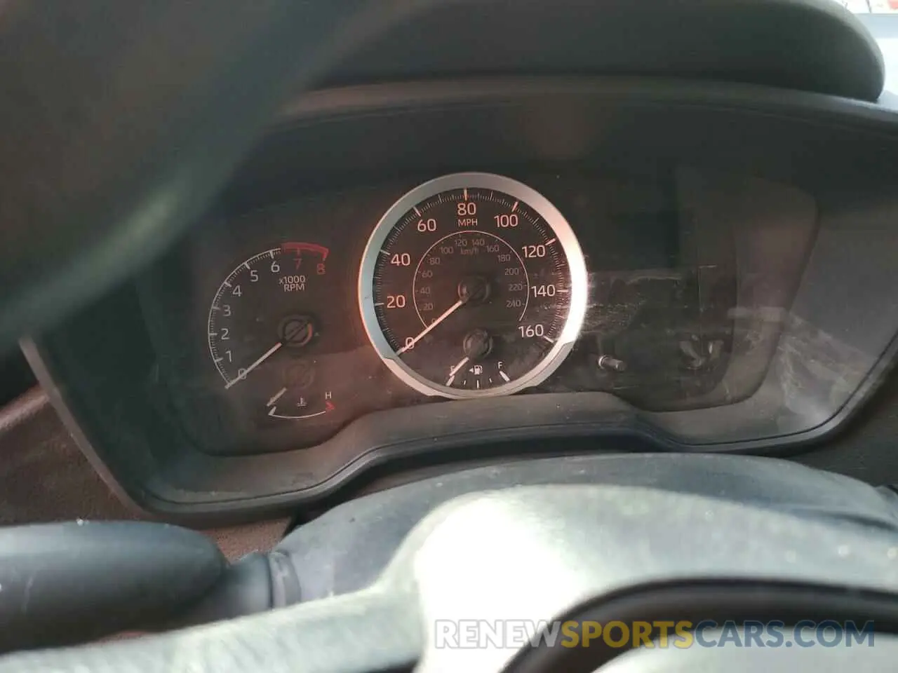9 fotografías del automóvil dañado 5YFEPMAE4MP261422 TOYOTA COROLLA 2021