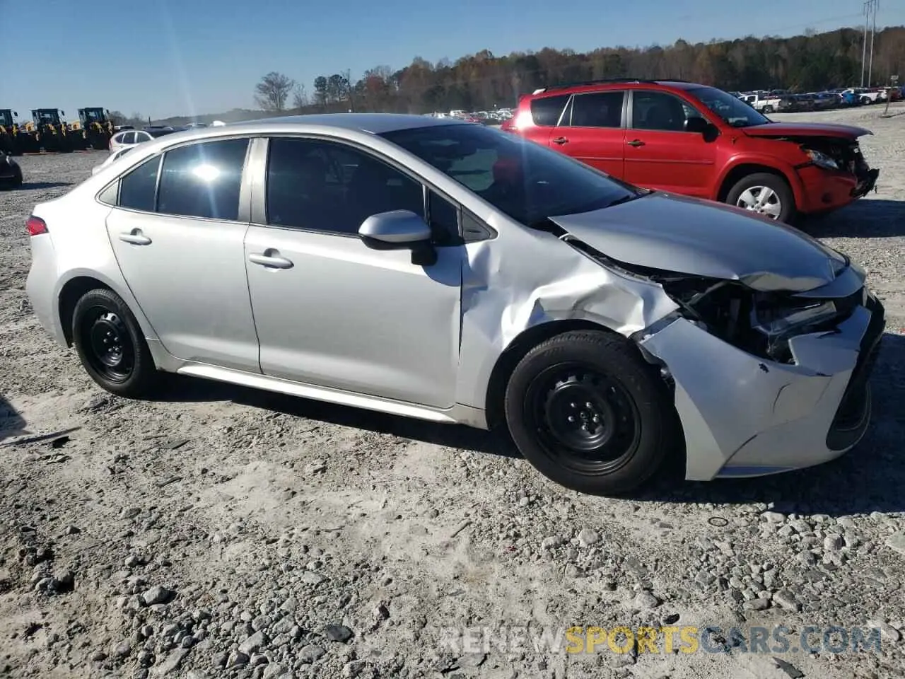 4 fotografías del automóvil dañado 5YFEPMAE4MP265261 TOYOTA COROLLA 2021