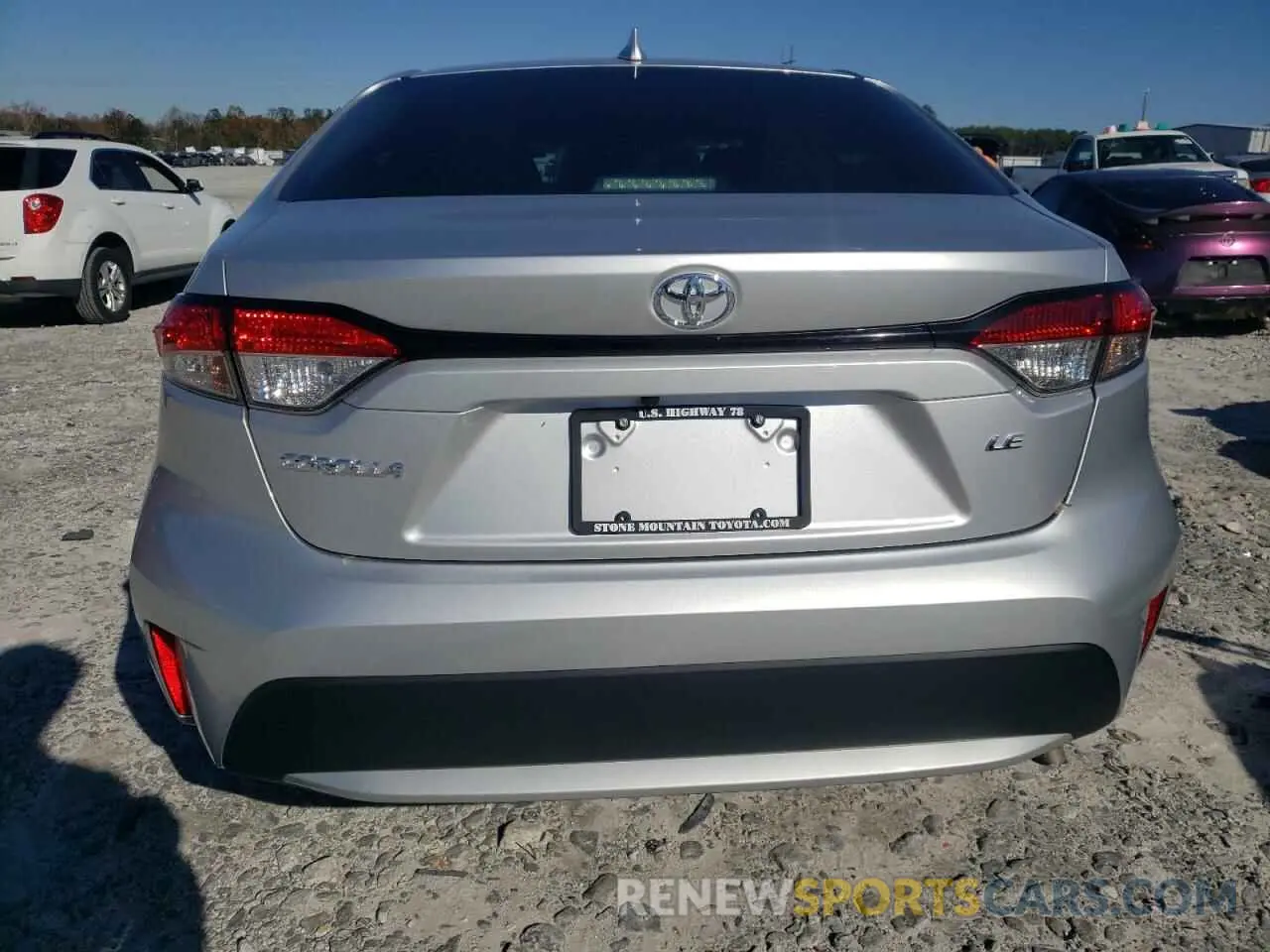 6 fotografías del automóvil dañado 5YFEPMAE4MP265261 TOYOTA COROLLA 2021