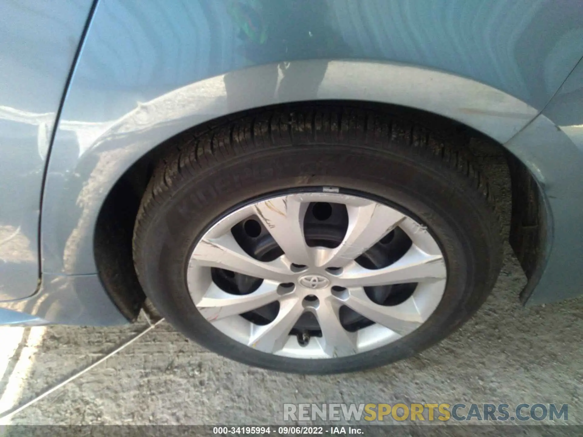 13 fotografías del automóvil dañado 5YFEPMAE4MP269309 TOYOTA COROLLA 2021
