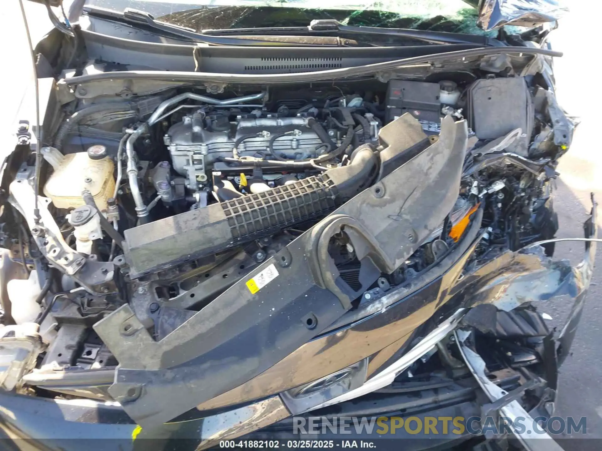 10 fotografías del automóvil dañado 5YFEPMAE5MP148174 TOYOTA COROLLA 2021