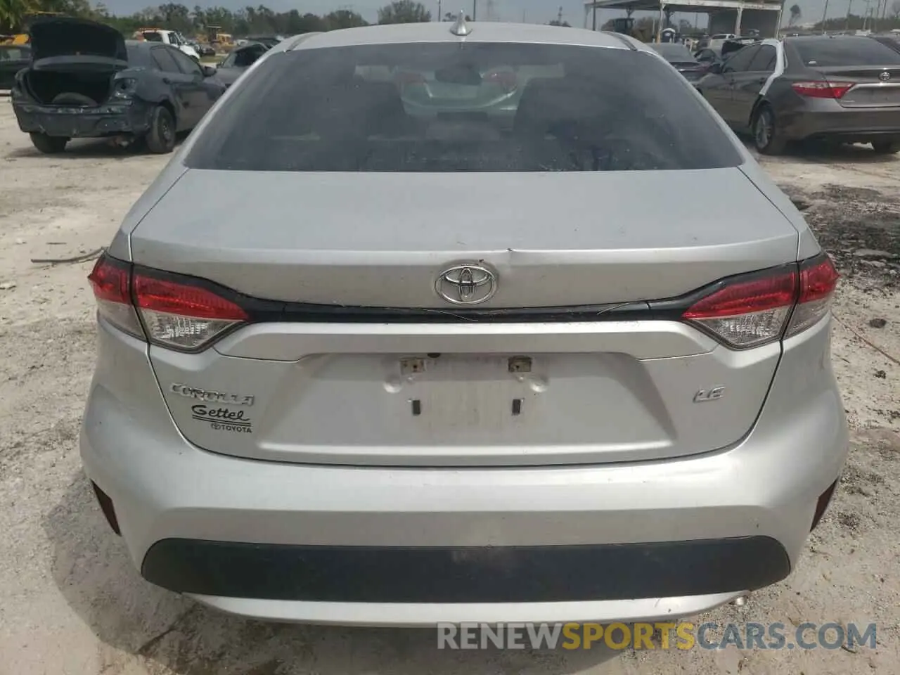 6 fotografías del automóvil dañado 5YFEPMAE5MP149602 TOYOTA COROLLA 2021