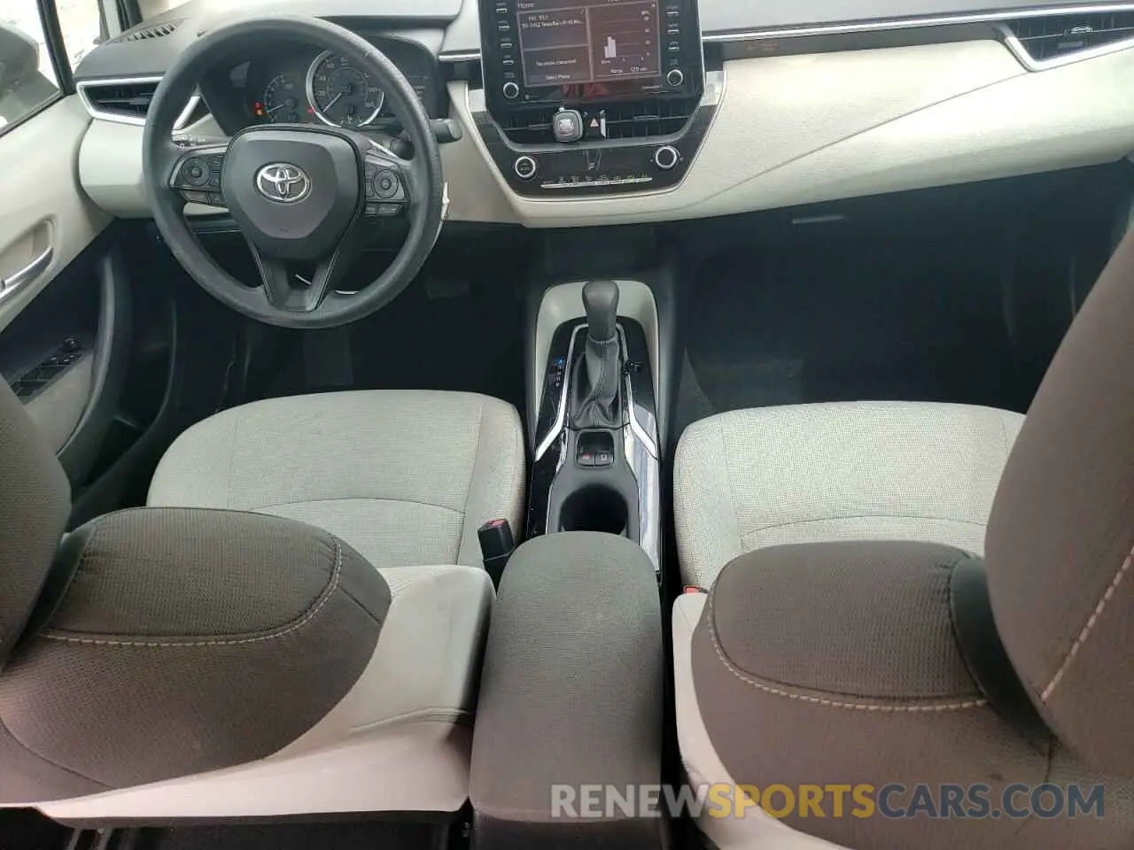 8 fotografías del automóvil dañado 5YFEPMAE5MP149602 TOYOTA COROLLA 2021