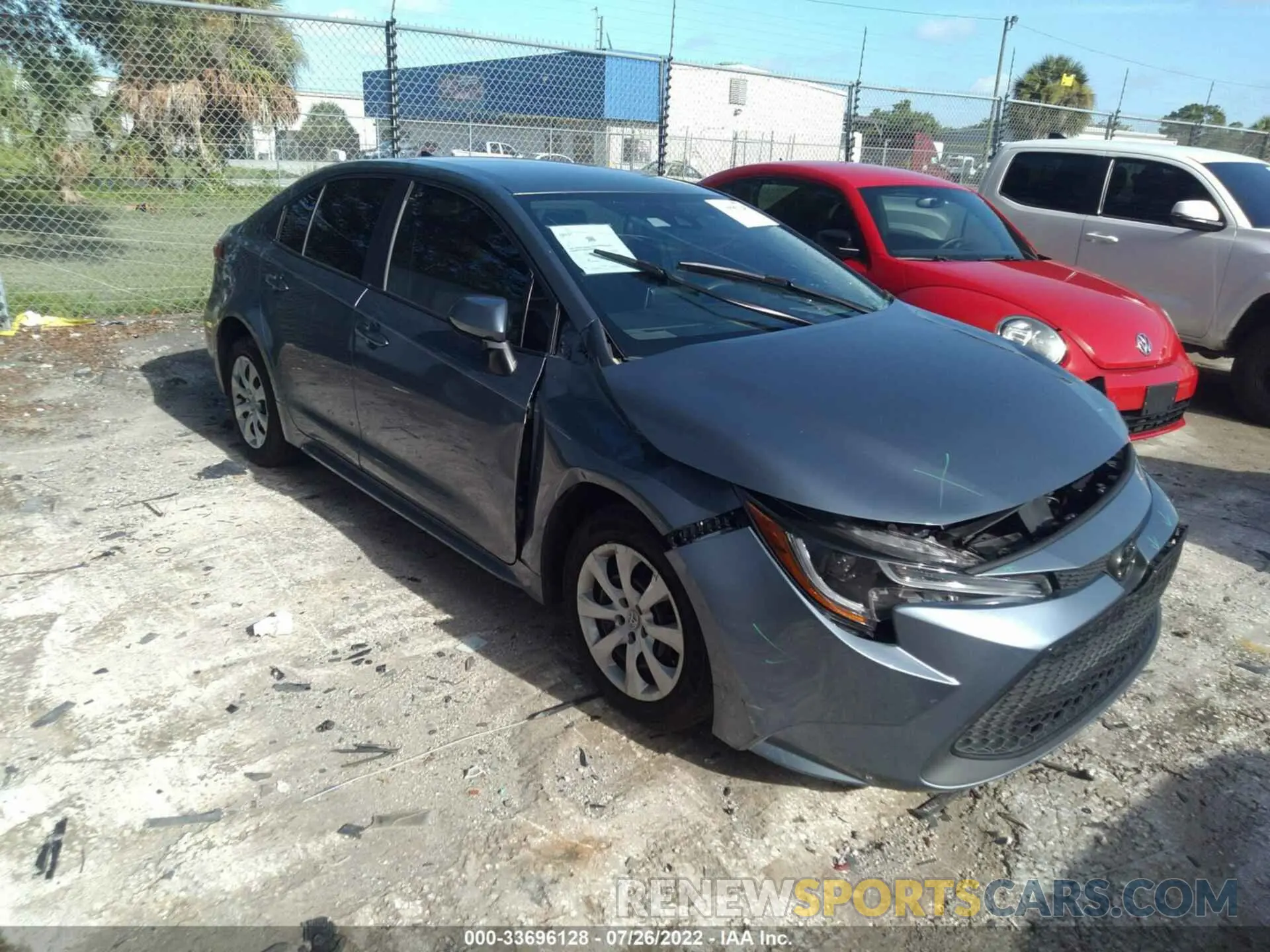 1 fotografías del automóvil dañado 5YFEPMAE5MP152449 TOYOTA COROLLA 2021