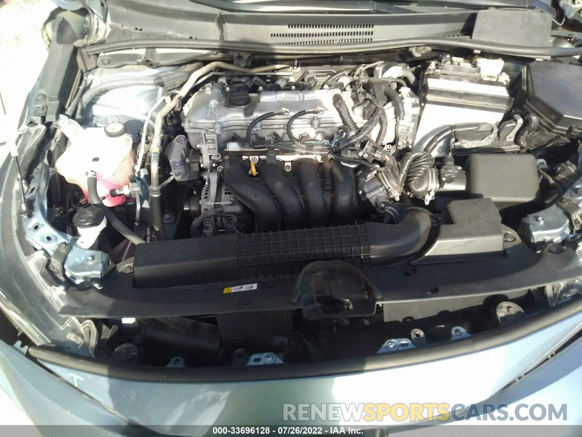10 fotografías del automóvil dañado 5YFEPMAE5MP152449 TOYOTA COROLLA 2021