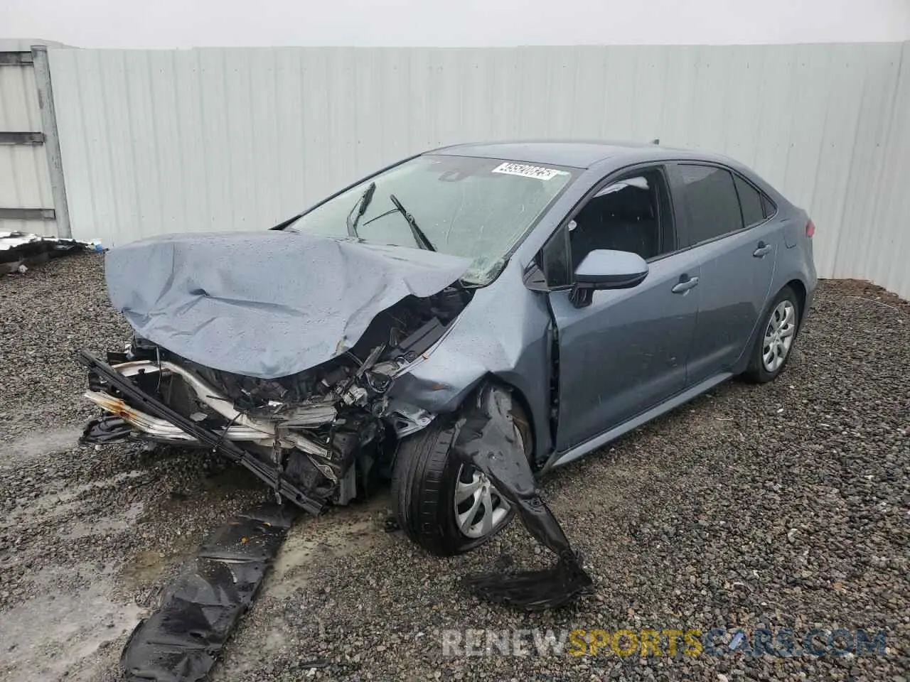 1 fotografías del automóvil dañado 5YFEPMAE5MP155142 TOYOTA COROLLA 2021