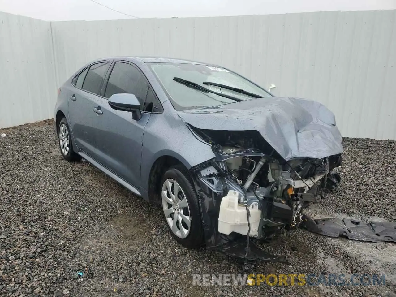 4 fotografías del automóvil dañado 5YFEPMAE5MP155142 TOYOTA COROLLA 2021