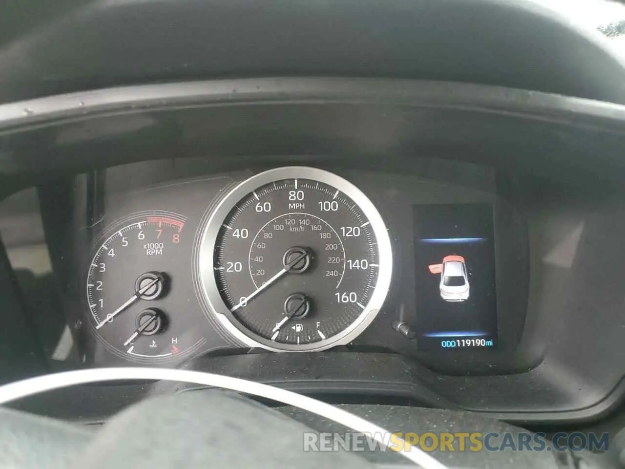 9 fotografías del automóvil dañado 5YFEPMAE5MP155142 TOYOTA COROLLA 2021