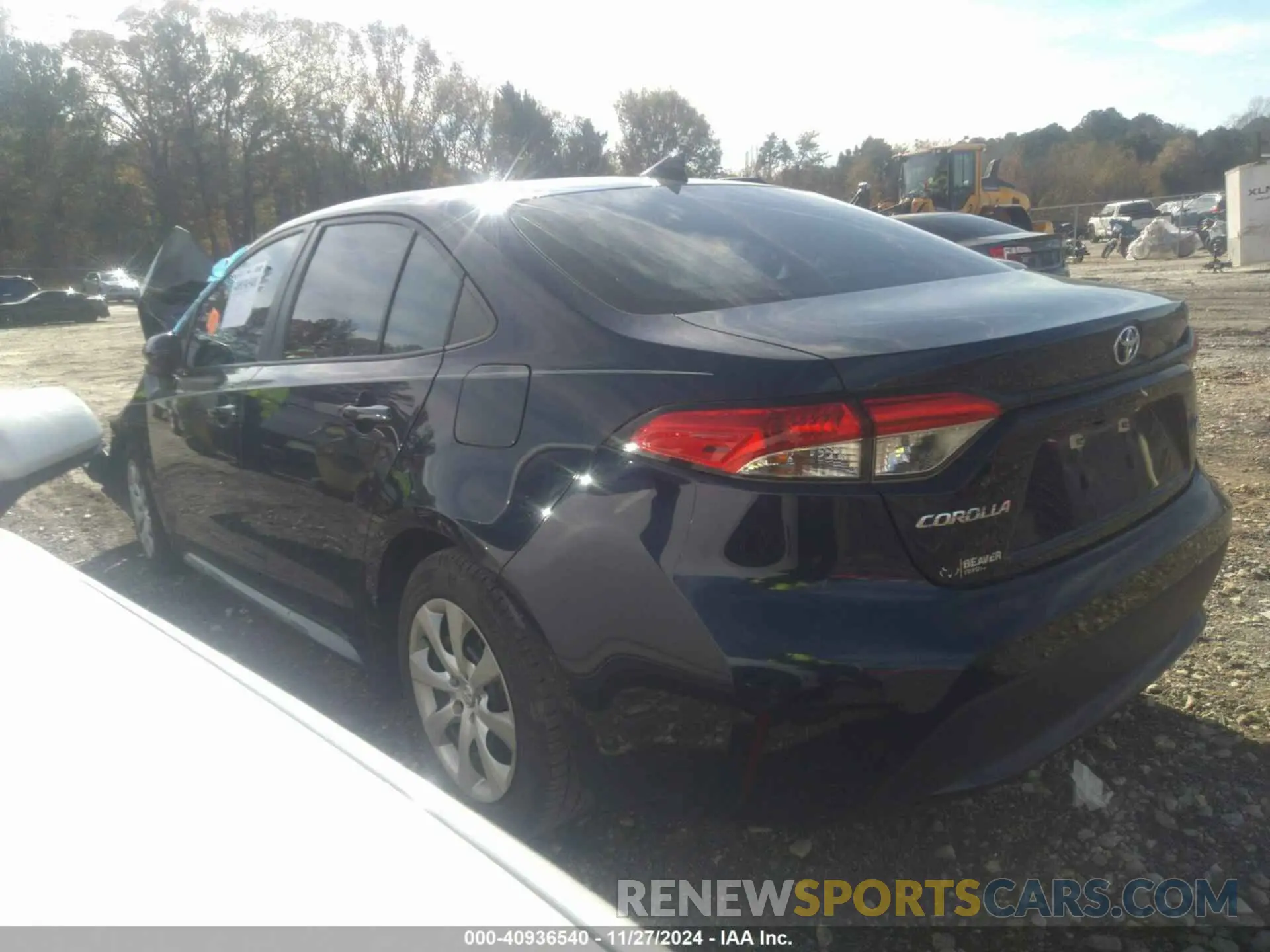 3 fotografías del automóvil dañado 5YFEPMAE5MP155898 TOYOTA COROLLA 2021
