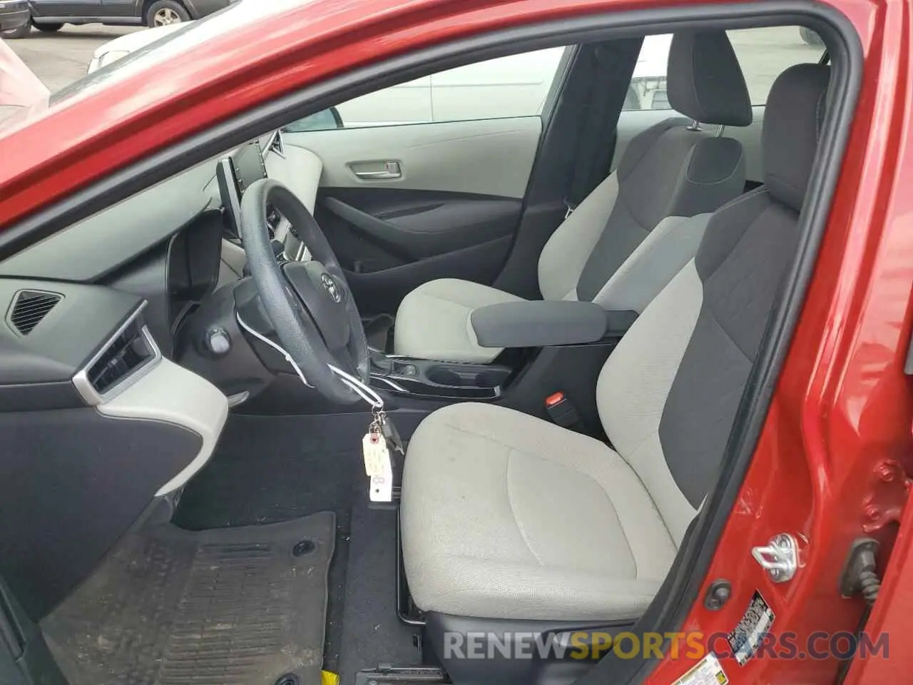 7 fotografías del automóvil dañado 5YFEPMAE5MP159174 TOYOTA COROLLA 2021