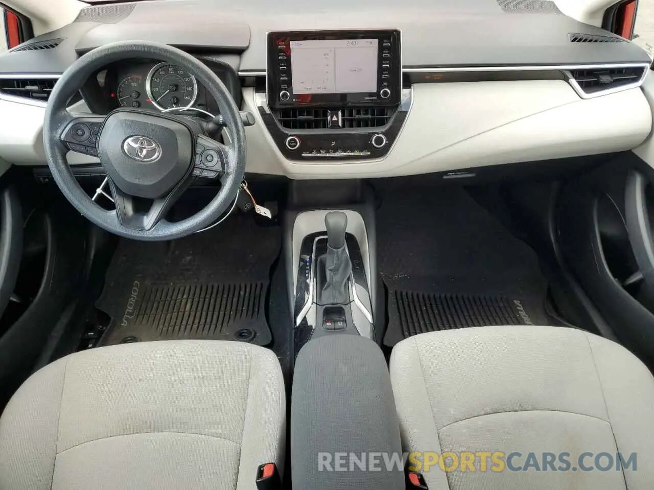 8 fotografías del automóvil dañado 5YFEPMAE5MP159174 TOYOTA COROLLA 2021