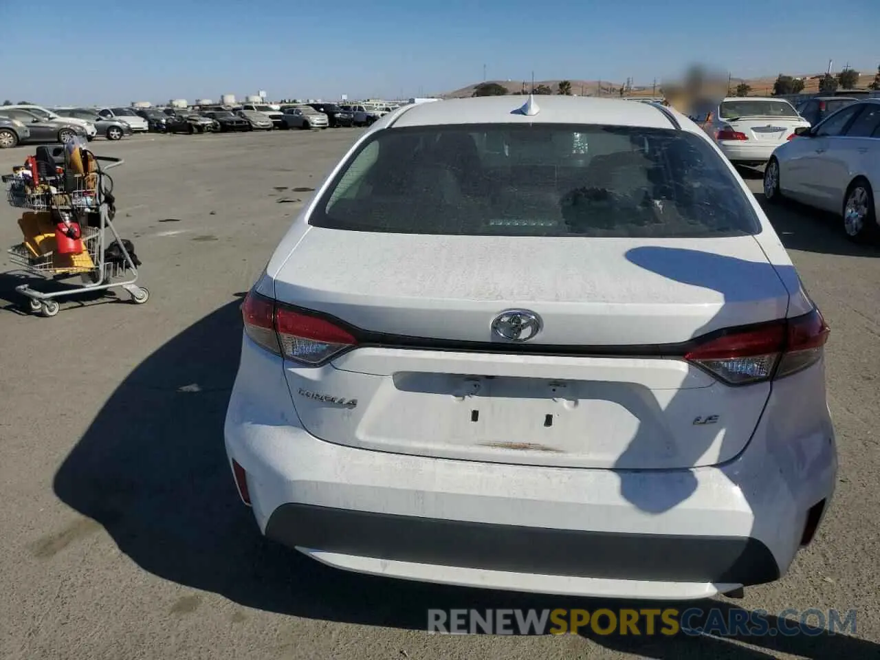6 fotografías del automóvil dañado 5YFEPMAE5MP165492 TOYOTA COROLLA 2021