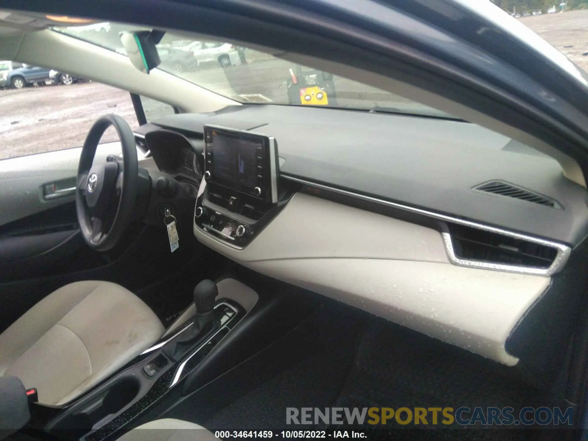 5 fotografías del automóvil dañado 5YFEPMAE5MP167338 TOYOTA COROLLA 2021