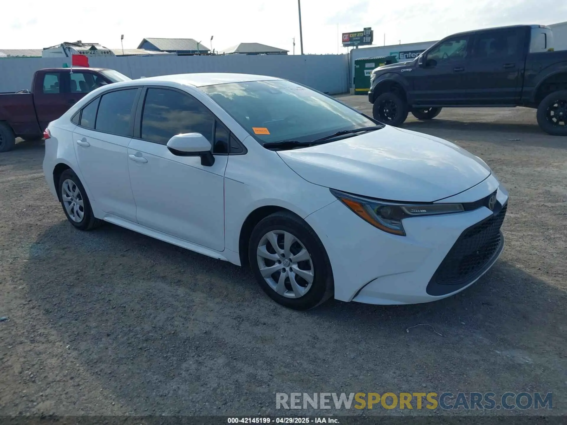 1 fotografías del automóvil dañado 5YFEPMAE5MP172779 TOYOTA COROLLA 2021