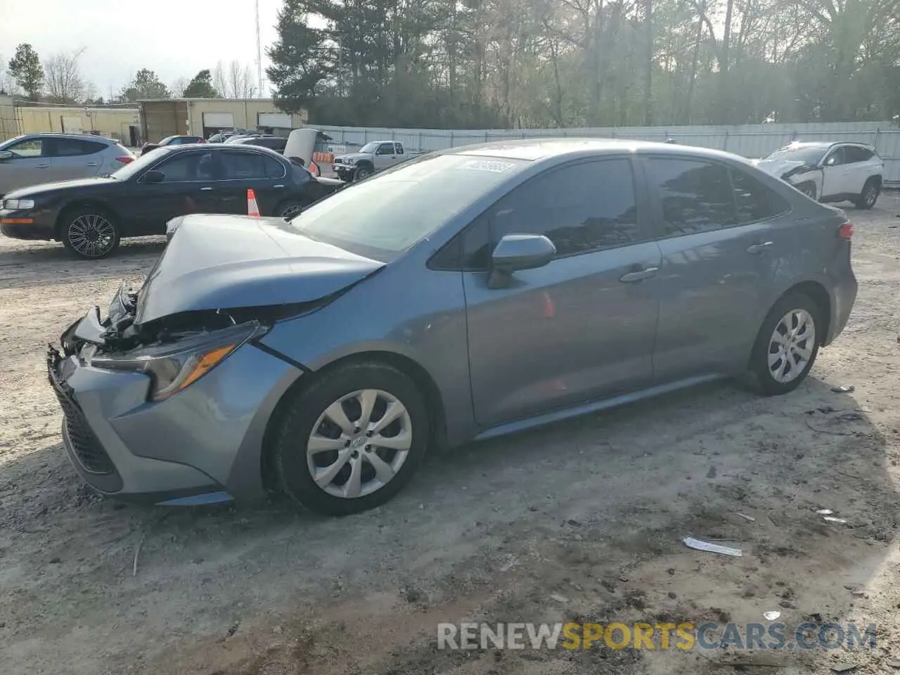 1 fotografías del automóvil dañado 5YFEPMAE5MP173804 TOYOTA COROLLA 2021