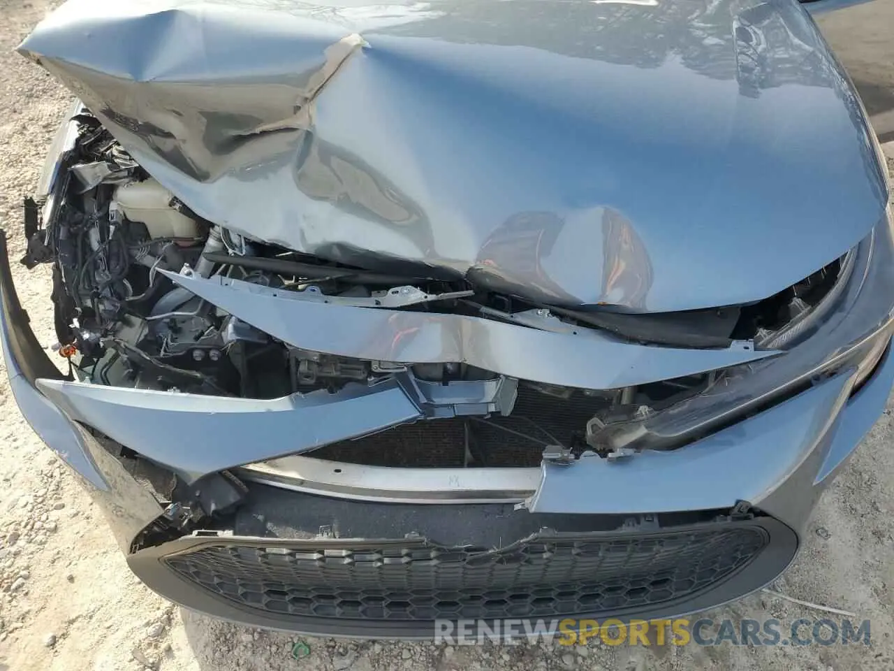 12 fotografías del automóvil dañado 5YFEPMAE5MP173804 TOYOTA COROLLA 2021