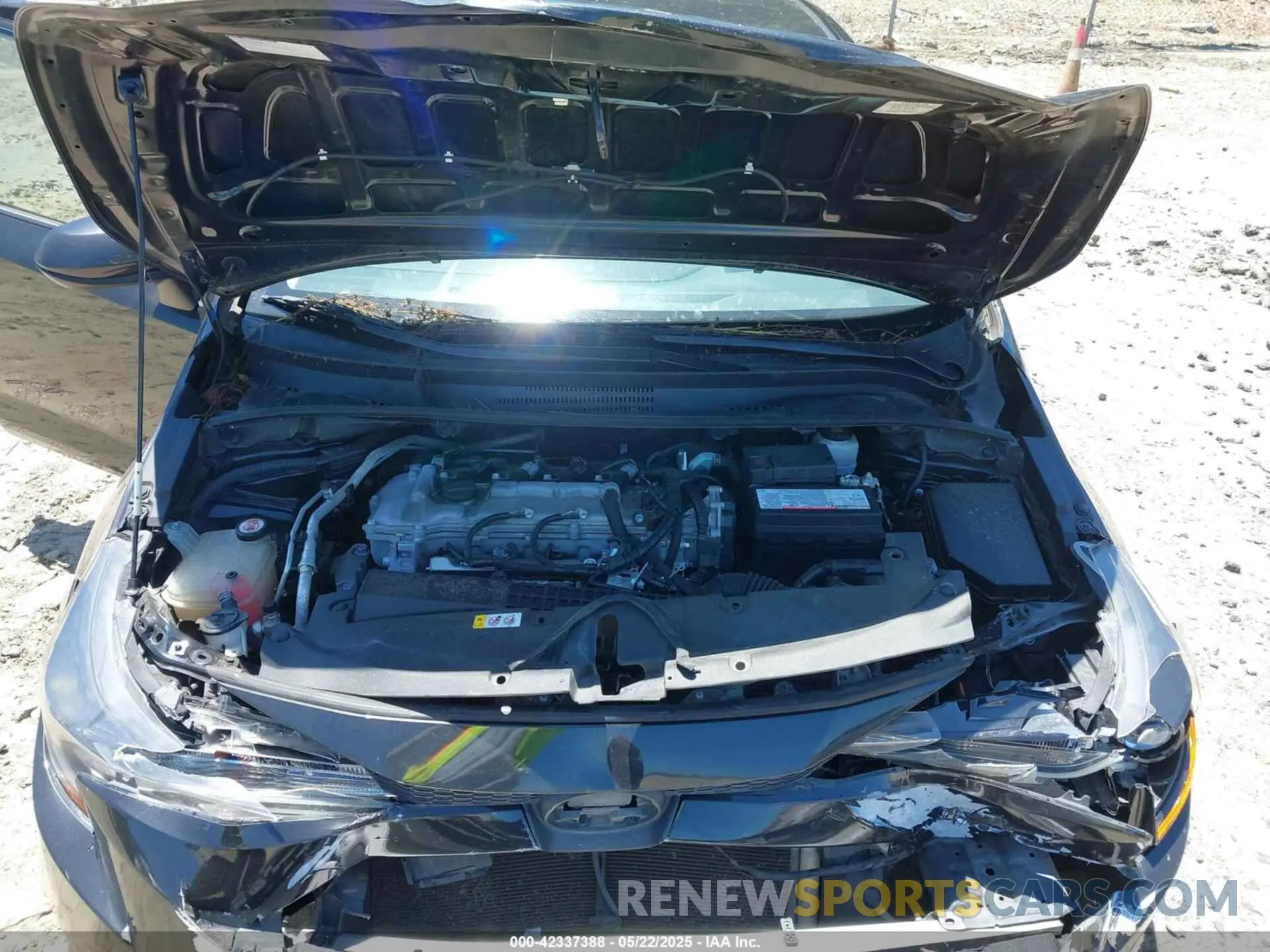 10 fotografías del automóvil dañado 5YFEPMAE5MP174063 TOYOTA COROLLA 2021