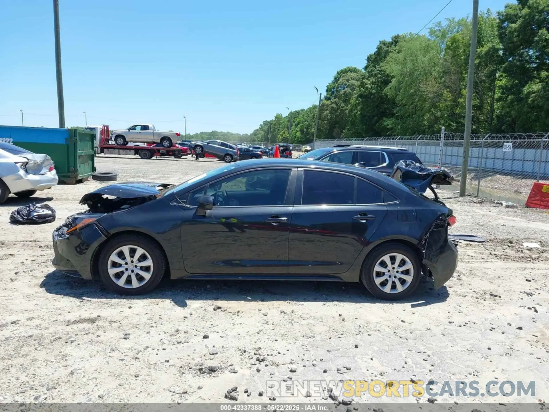 15 fotografías del automóvil dañado 5YFEPMAE5MP174063 TOYOTA COROLLA 2021