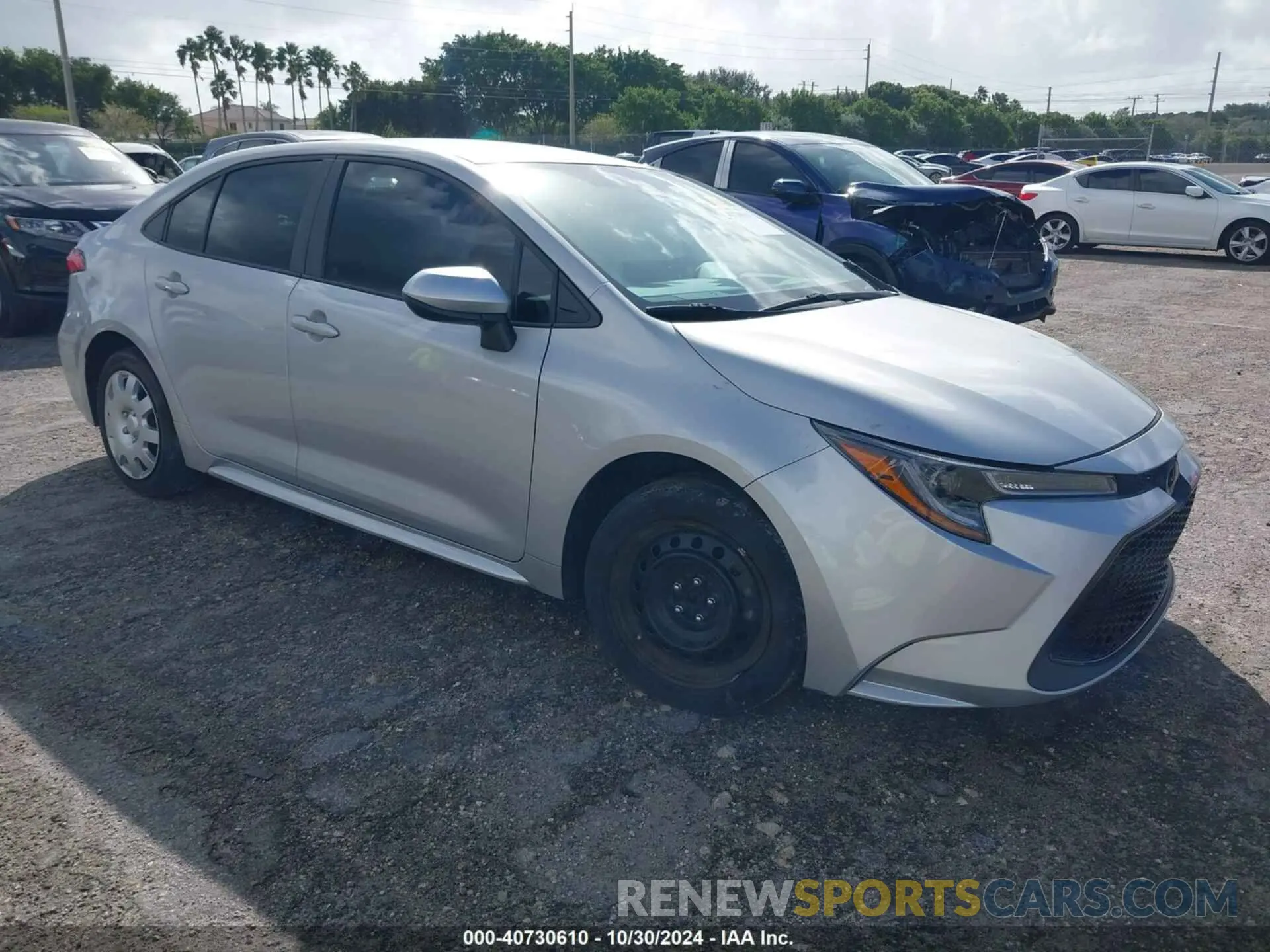 1 fotografías del automóvil dañado 5YFEPMAE5MP174239 TOYOTA COROLLA 2021
