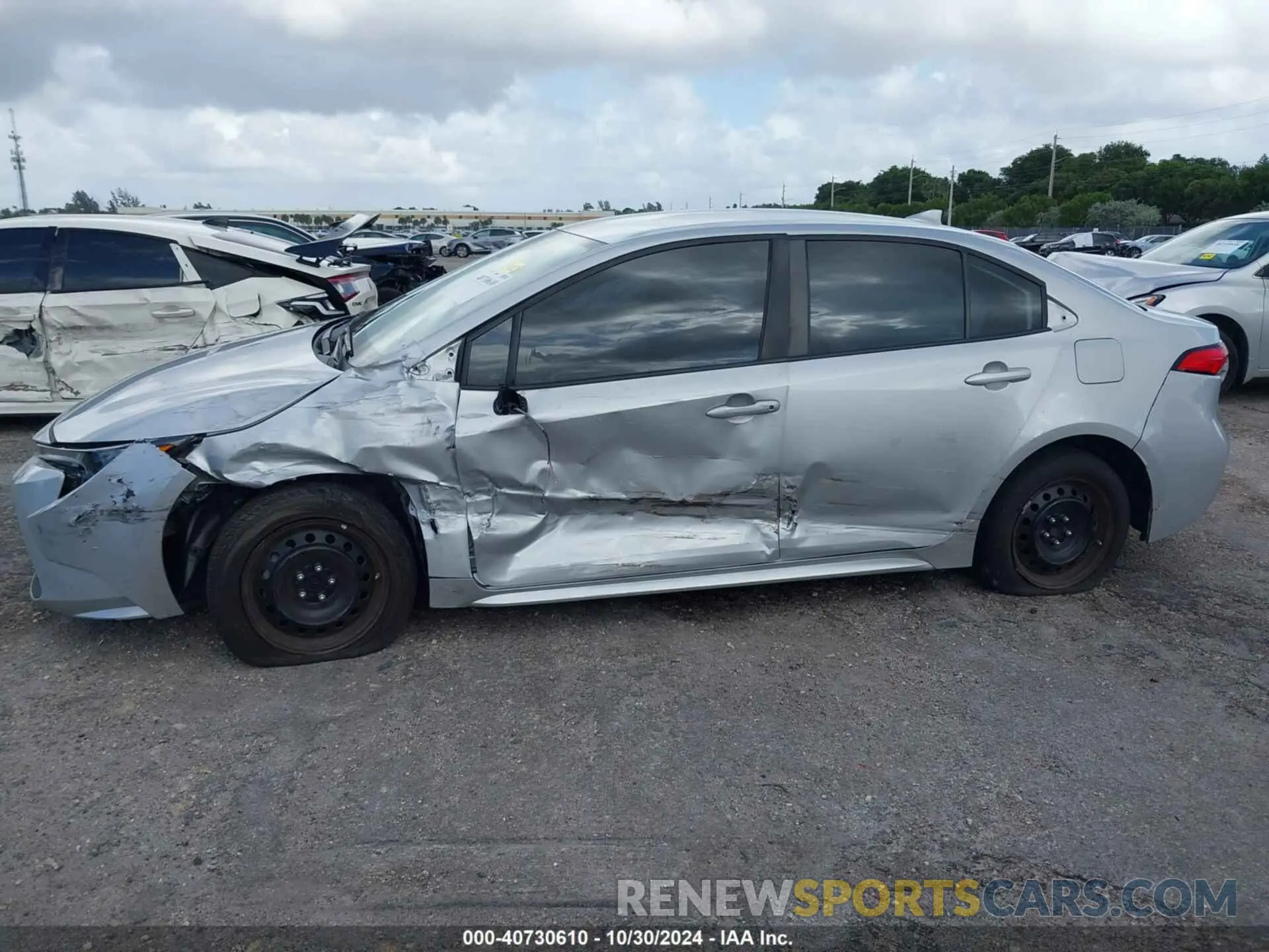 6 fotografías del automóvil dañado 5YFEPMAE5MP174239 TOYOTA COROLLA 2021