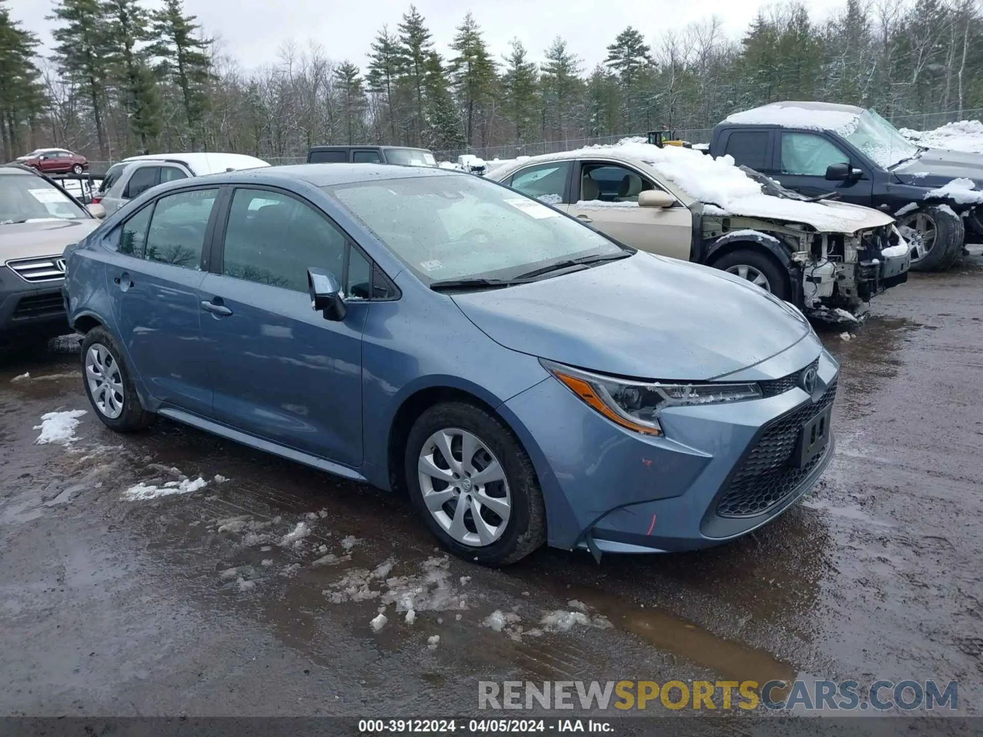 1 fotografías del automóvil dañado 5YFEPMAE5MP181059 TOYOTA COROLLA 2021