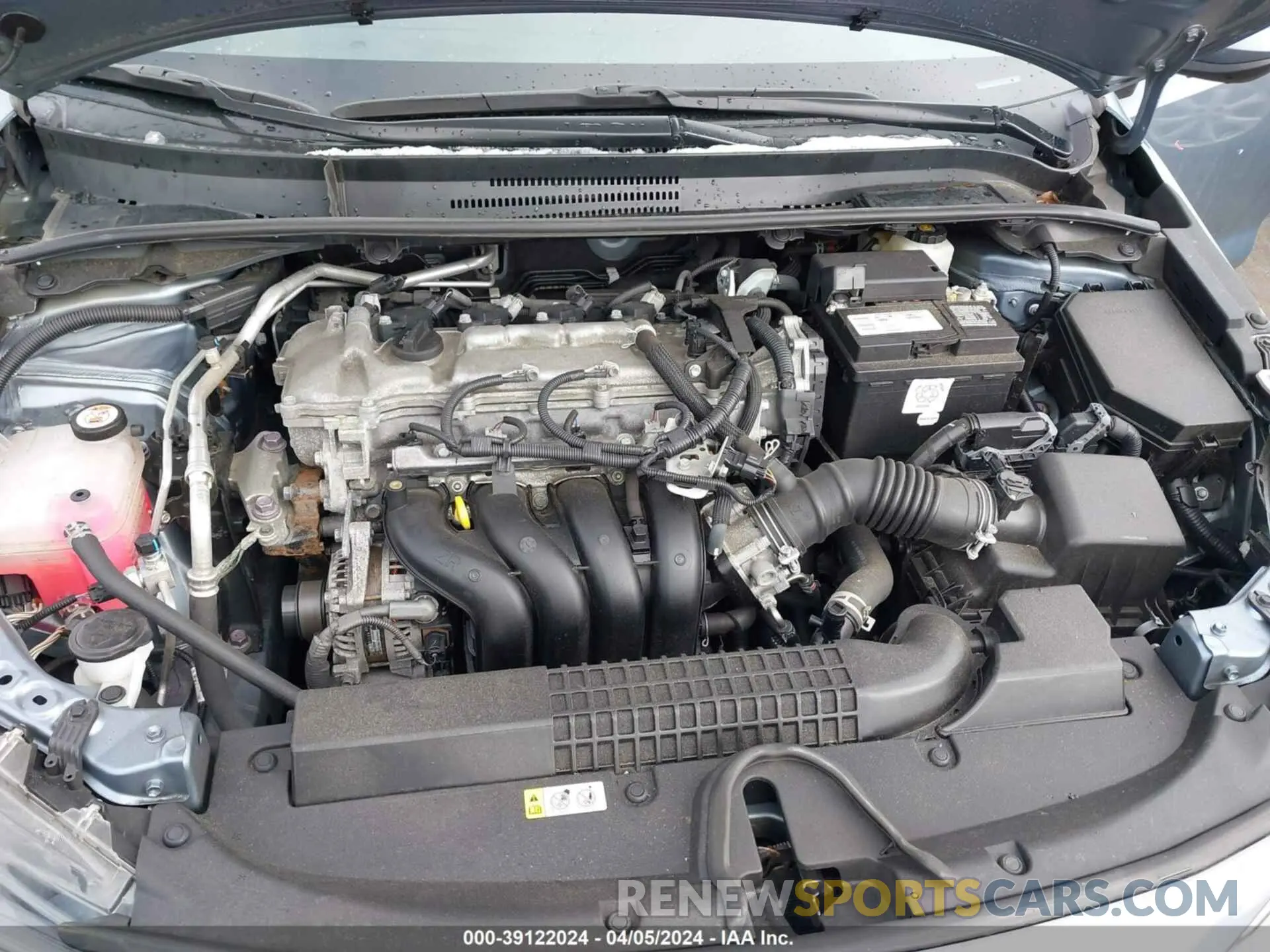 10 fotografías del automóvil dañado 5YFEPMAE5MP181059 TOYOTA COROLLA 2021