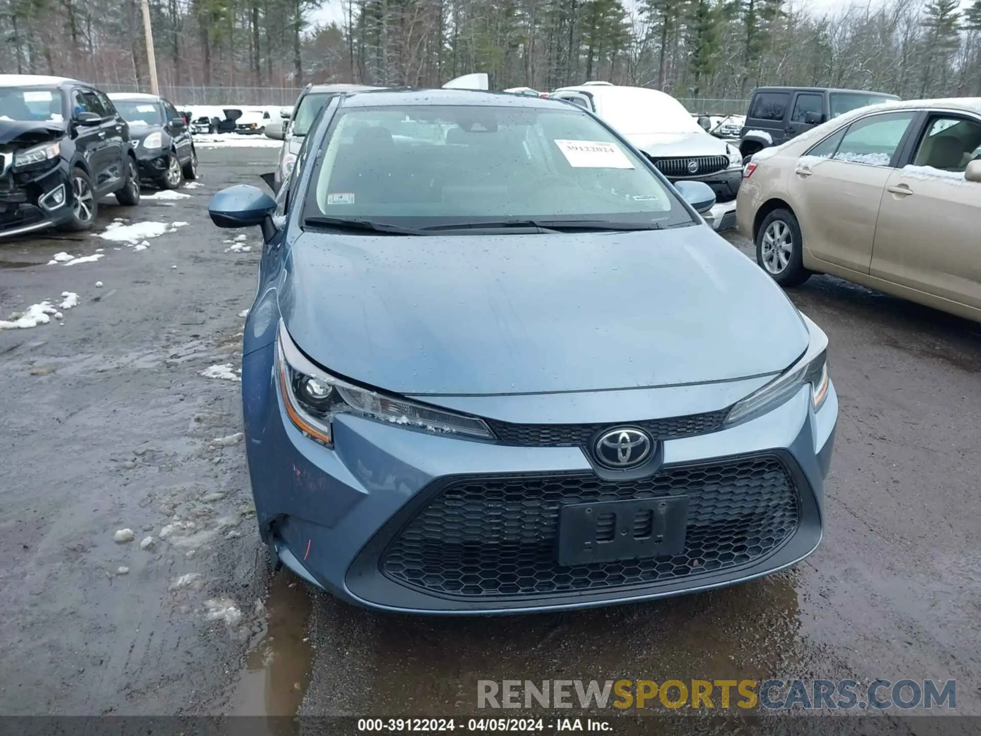 12 fotografías del automóvil dañado 5YFEPMAE5MP181059 TOYOTA COROLLA 2021