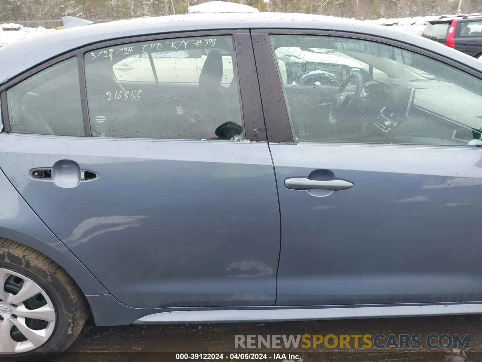 13 fotografías del automóvil dañado 5YFEPMAE5MP181059 TOYOTA COROLLA 2021