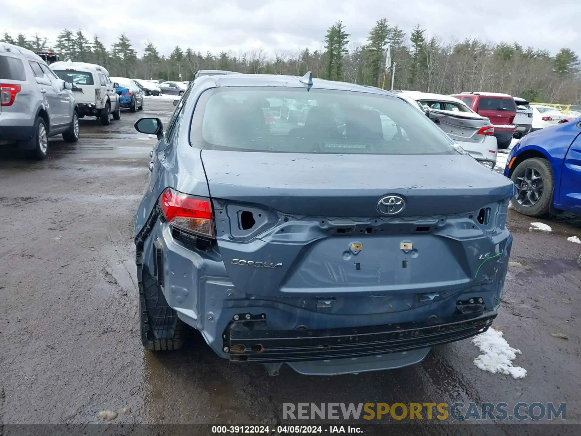 16 fotografías del automóvil dañado 5YFEPMAE5MP181059 TOYOTA COROLLA 2021