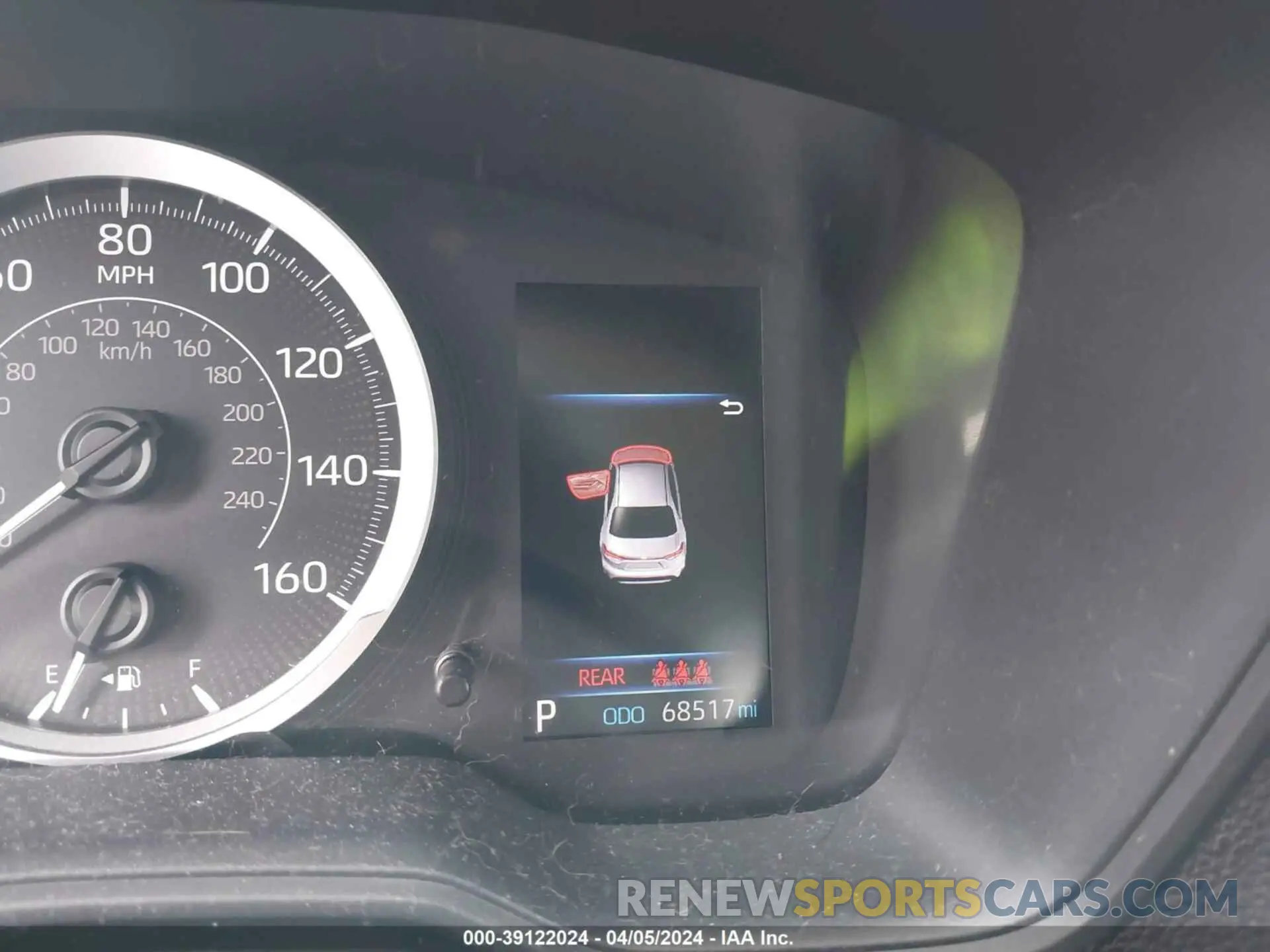 7 fotografías del automóvil dañado 5YFEPMAE5MP181059 TOYOTA COROLLA 2021