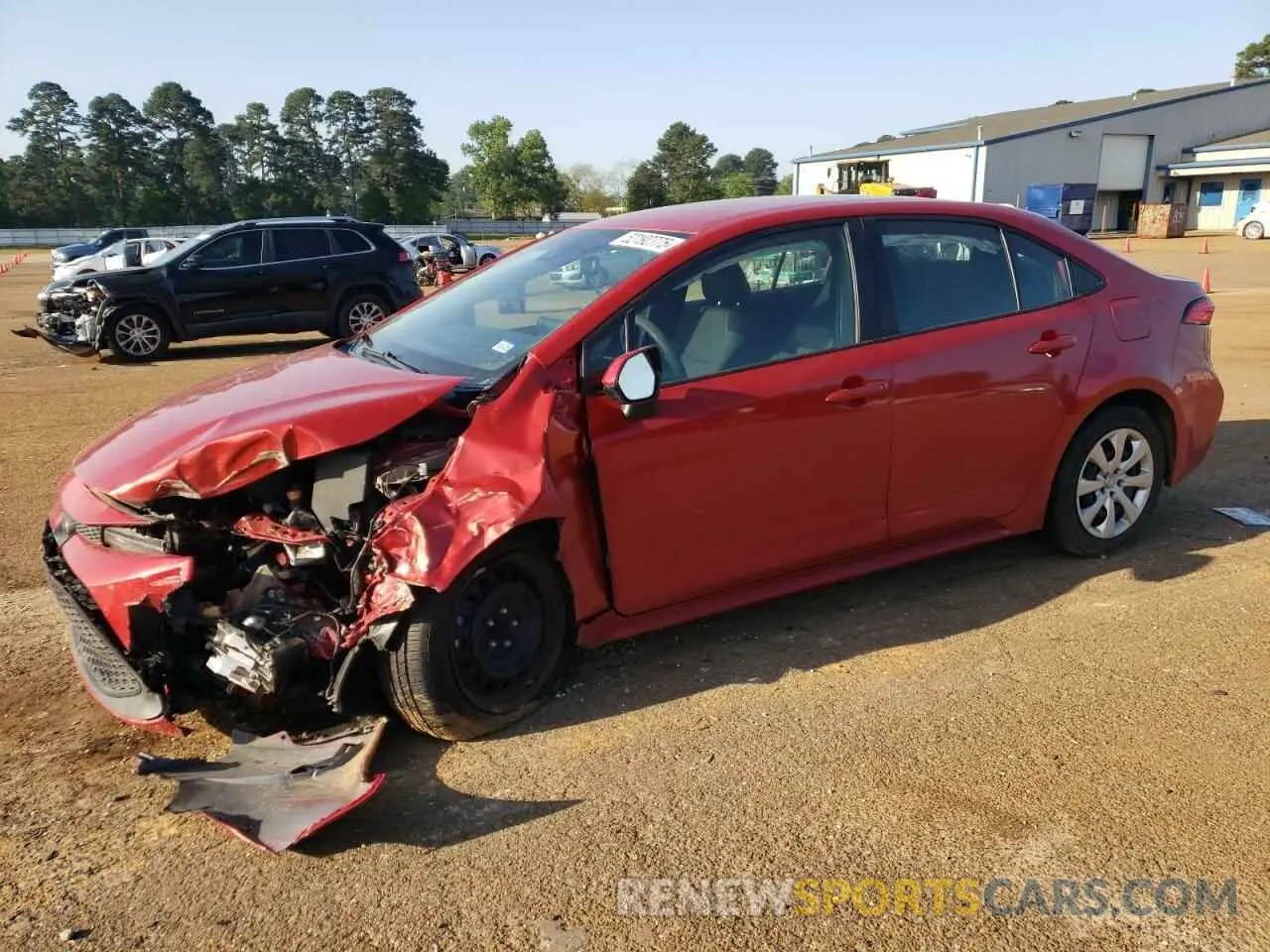 1 fotografías del automóvil dañado 5YFEPMAE5MP189842 TOYOTA COROLLA 2021