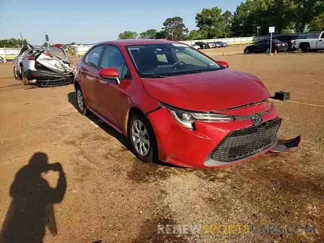11 fotografías del automóvil dañado 5YFEPMAE5MP189842 TOYOTA COROLLA 2021