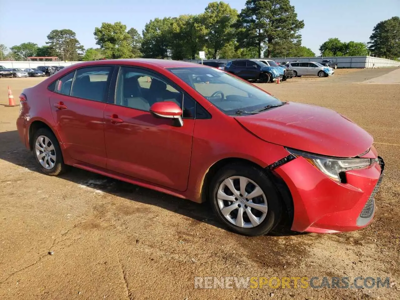 4 fotografías del automóvil dañado 5YFEPMAE5MP189842 TOYOTA COROLLA 2021