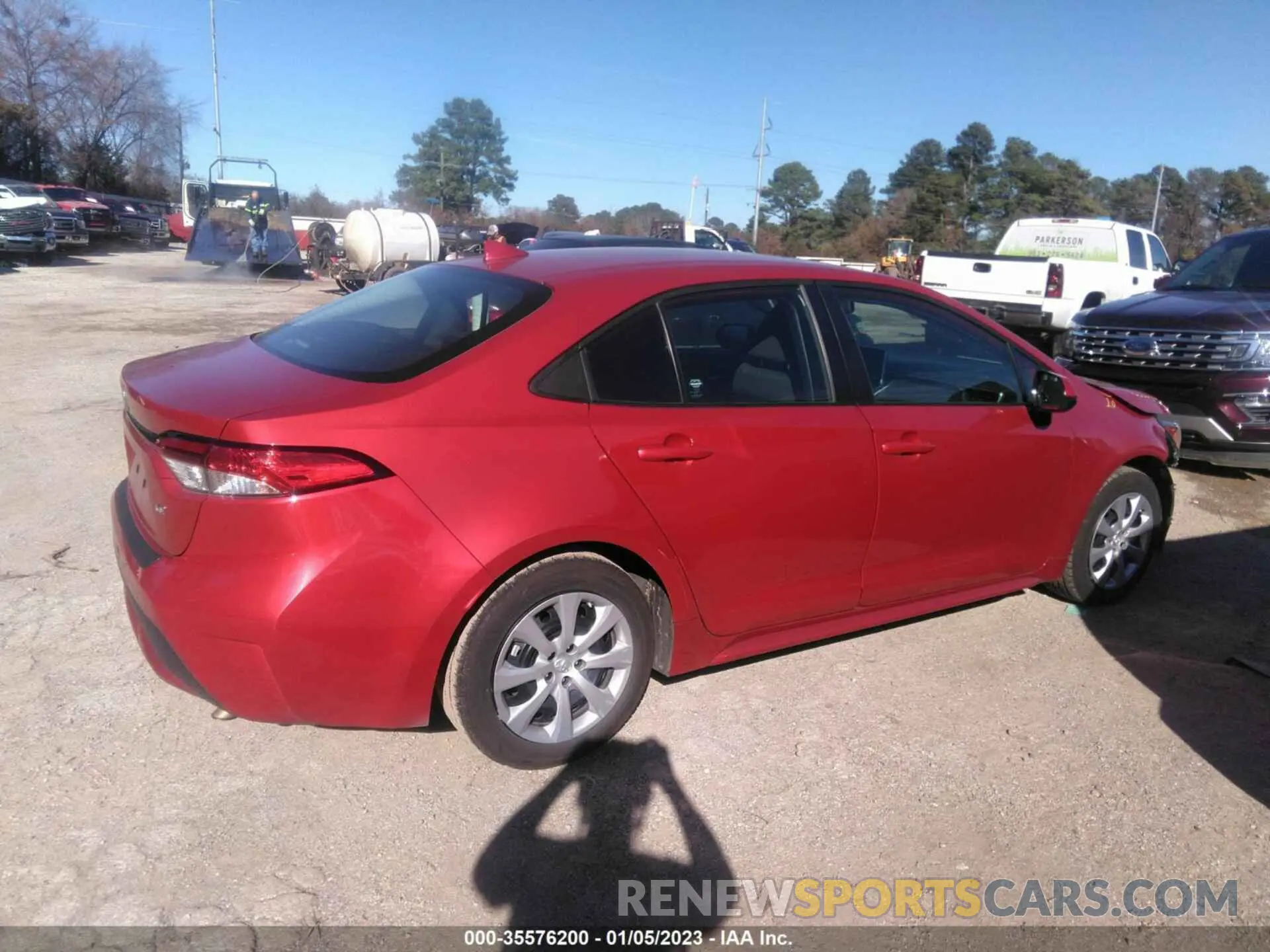 4 fotografías del automóvil dañado 5YFEPMAE5MP192482 TOYOTA COROLLA 2021